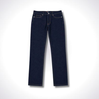 Relaxed Dark Blue Jeans