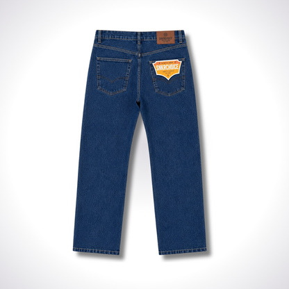 Relaxed Blue Mid Jeans